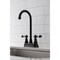 Kingston Brass KB495ACL Two-Handle High-Arc Bar Faucet, Oil Rubbed Bronze KB495ACL - alternate 3